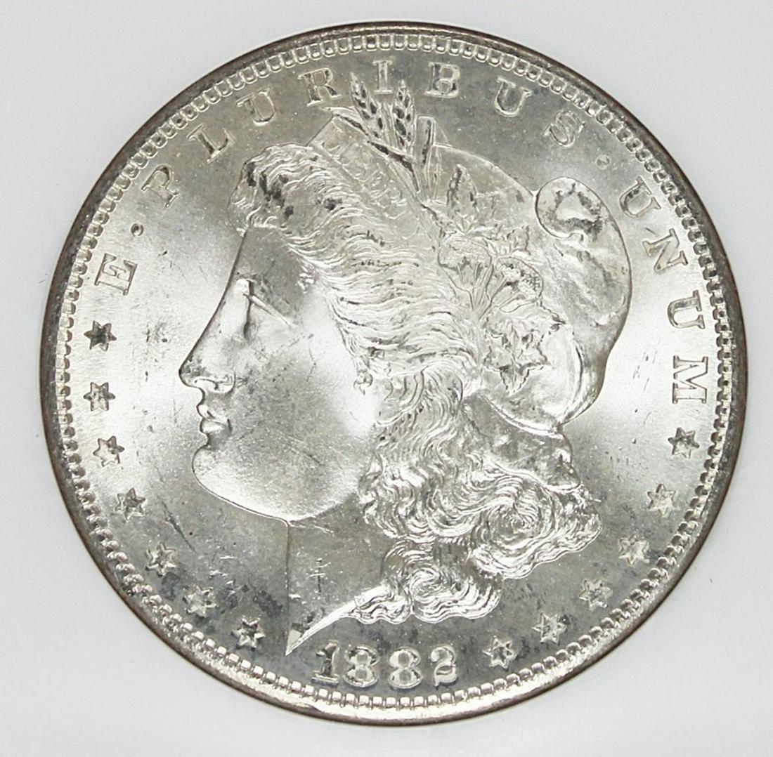 1882-S MORGAN SILVER DOLLAR (1 of 4)