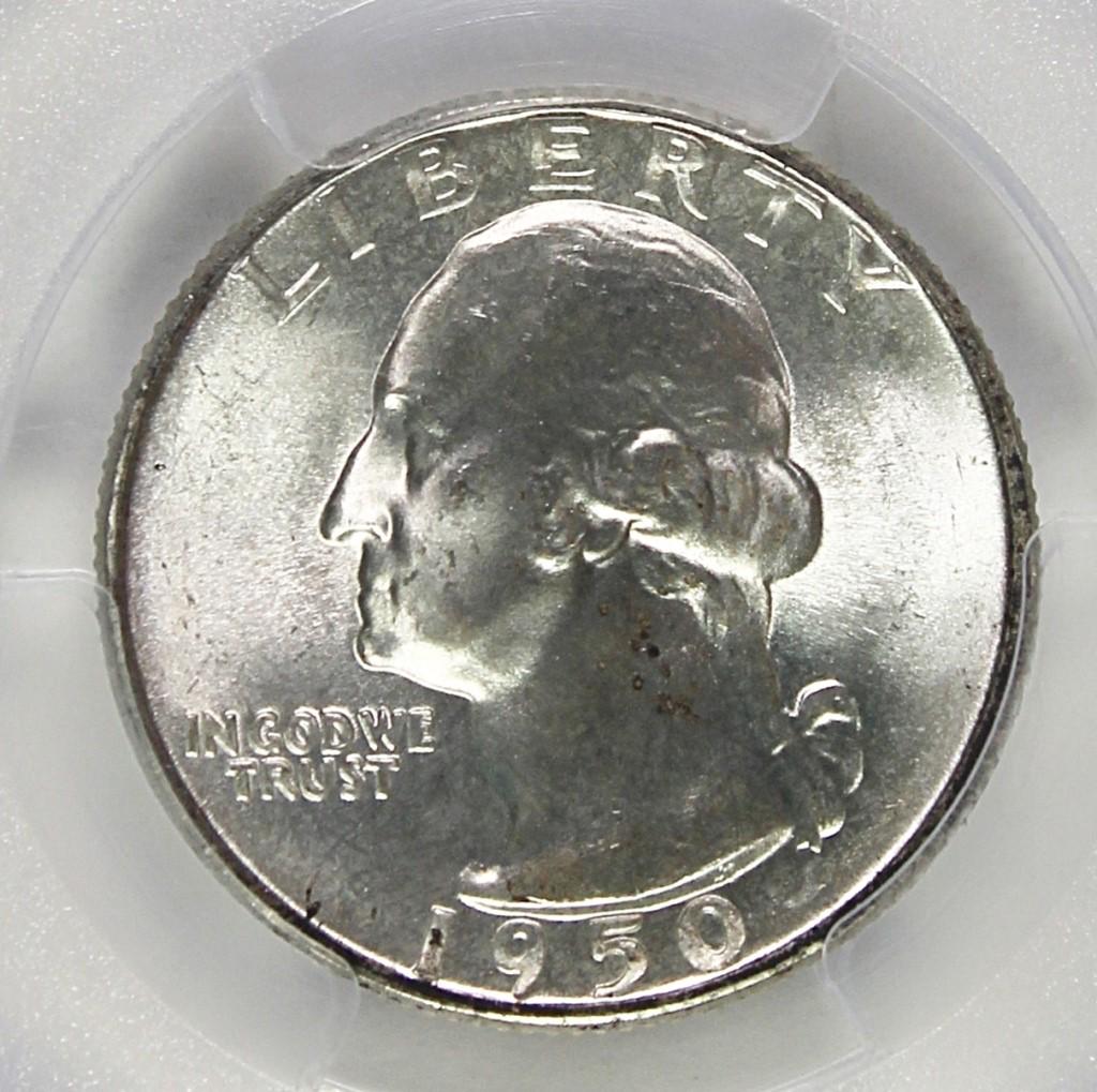1950-D WASHINGTON QUARTER (1 of 4)