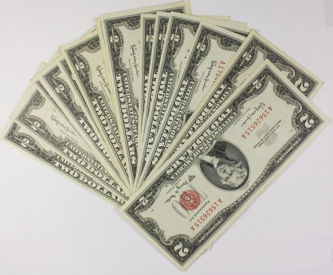 (18) 1963-A $2.00 BILLS (1 of 2)