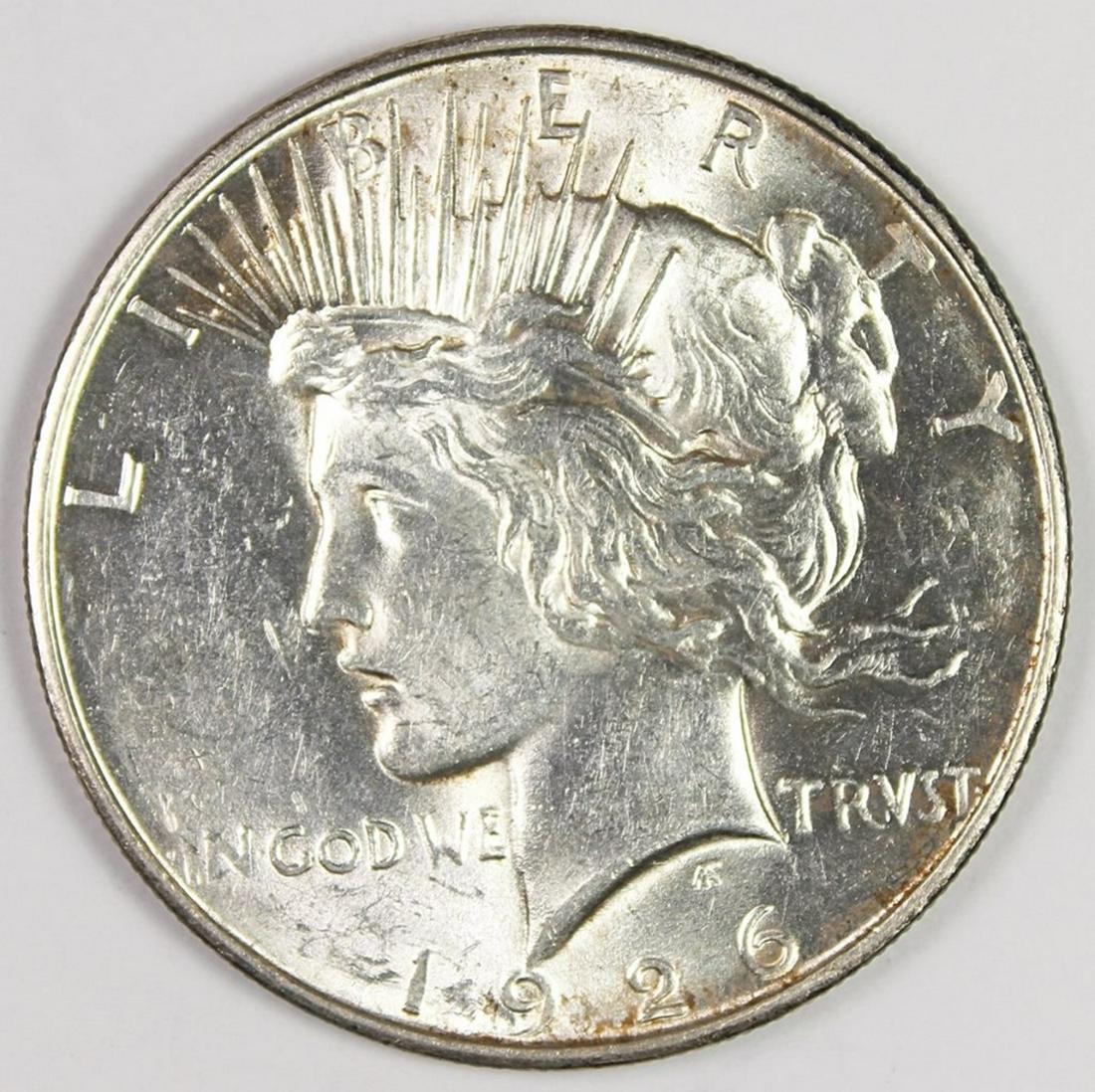 1926-D PEACE SILVER DOLLAR (1 of 2)