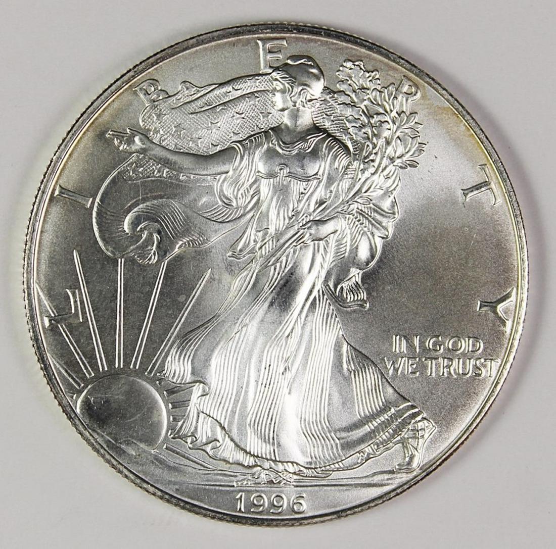 1996 AMERICAN SILVER EAGLE (1 of 2)