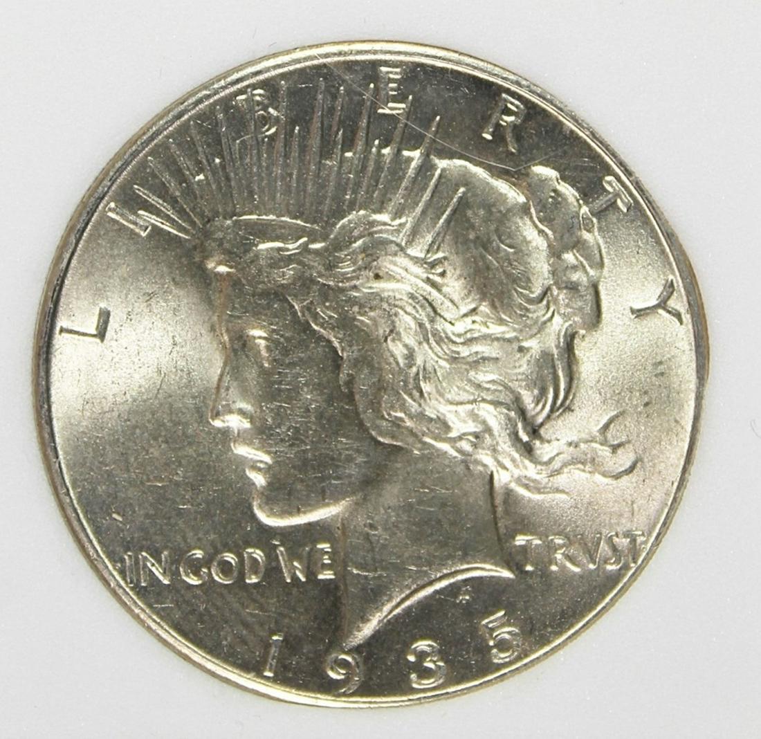 1935 PEACE SILVER DOLLAR (1 of 4)