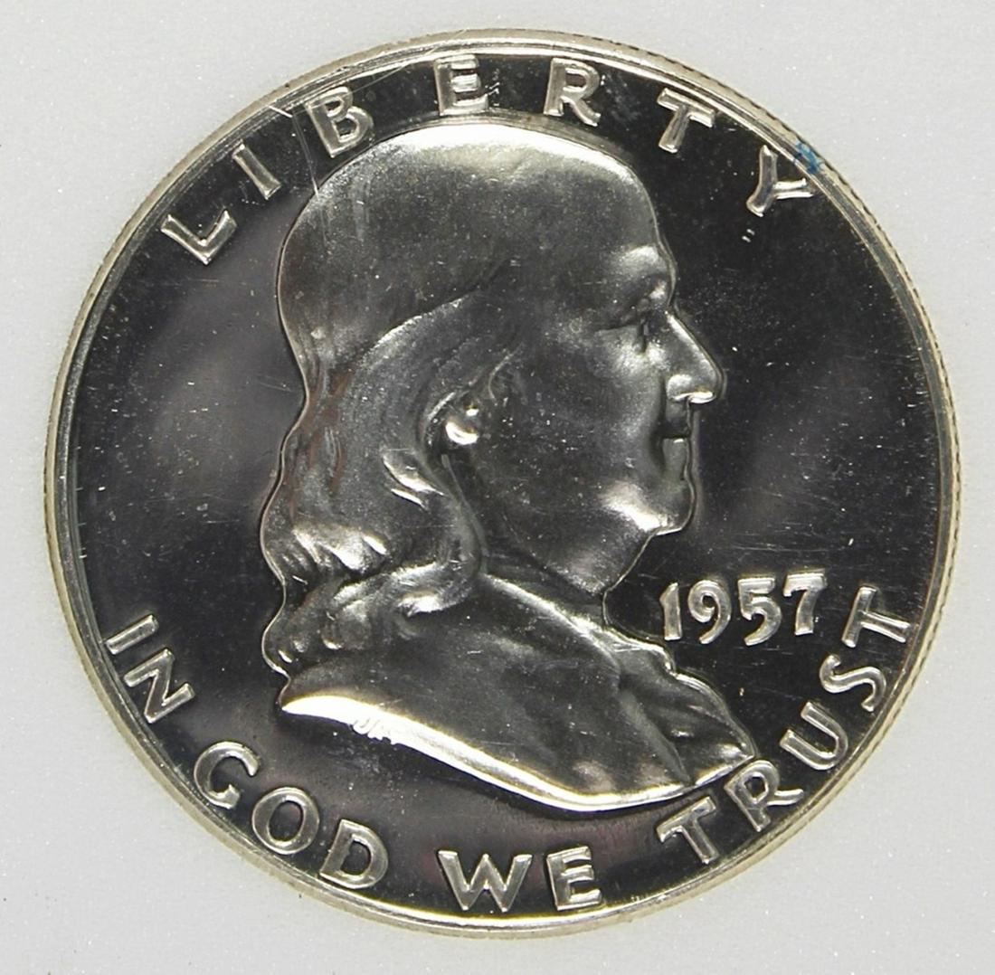 1957 FRANKLIN HALF DOLLAR (1 of 4)