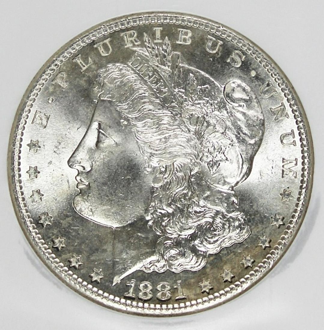 1881-S MORGAN SILVER DOLLAR (1 of 4)