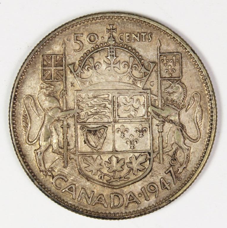 1947 CANADA HALF DOLLAR (1 of 2)