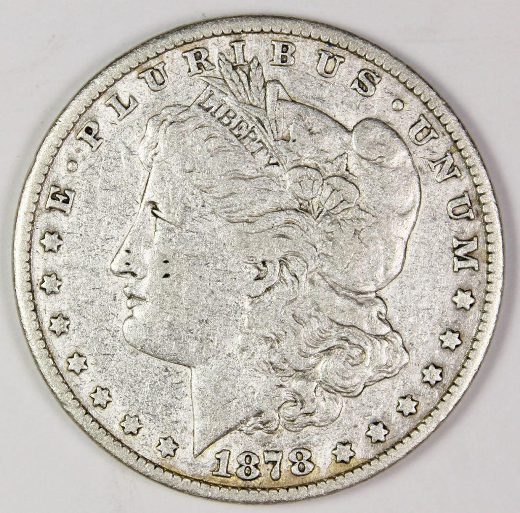 1878-CC MORGAN SILVER DOLLAR (1 of 2)
