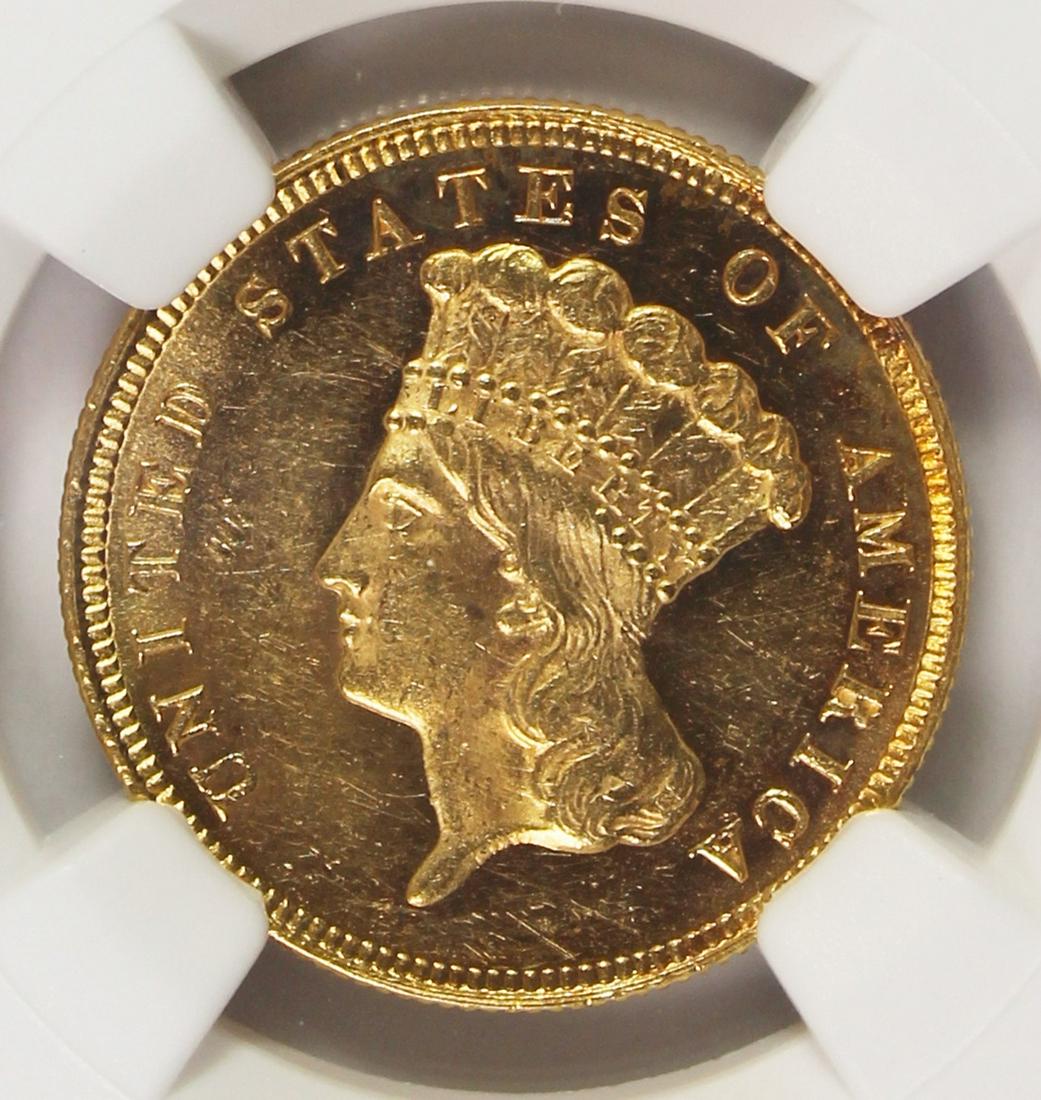 1879 $3.00 GOLD (1 of 4)