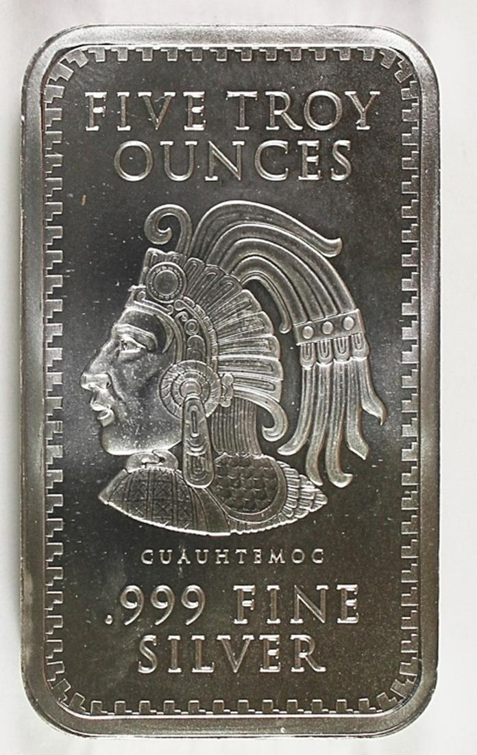 5 OZ .999 SILVER BAR (1 of 2)