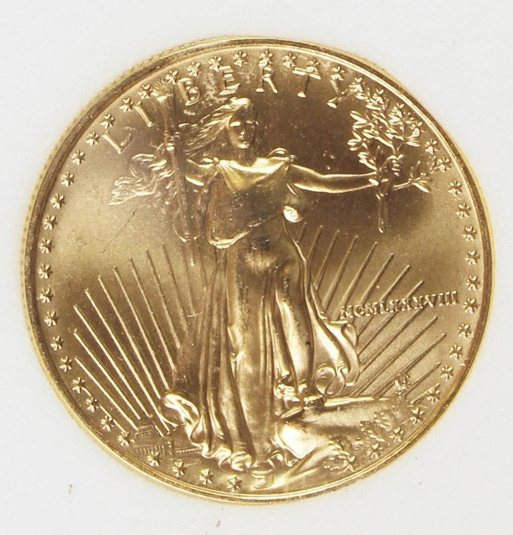 1988 1/2 OZ $25 AMERICAN GOLD EAGLE (1 of 4)