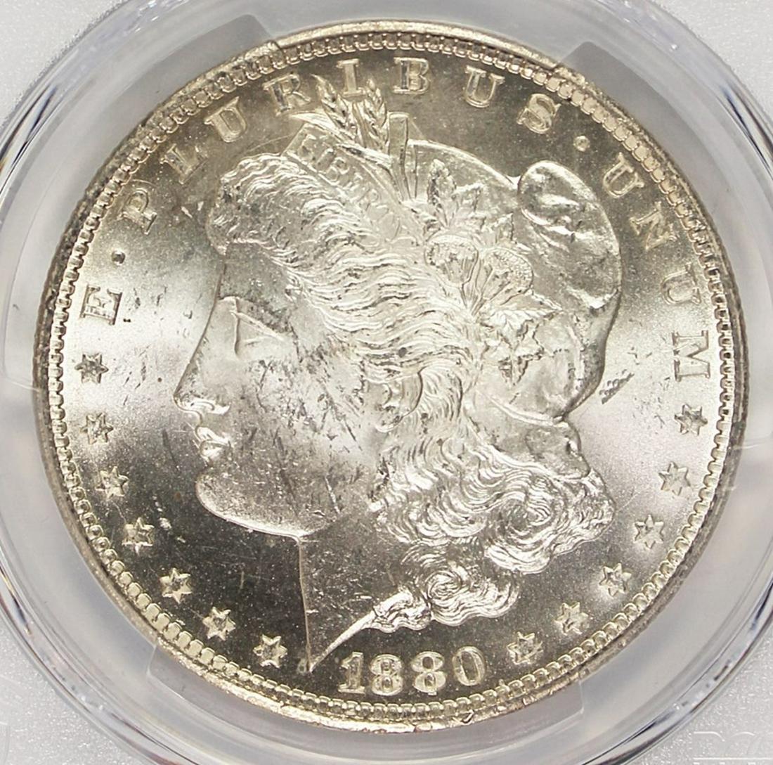 1880-CC MORGAN SILVER DOLLAR (1 of 4)