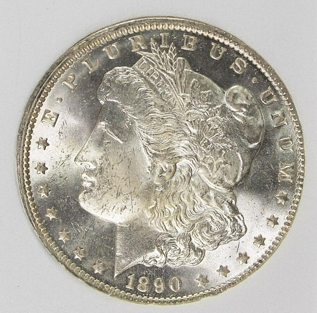 1890-O MORGAN SILVER DOLLAR (1 of 4)