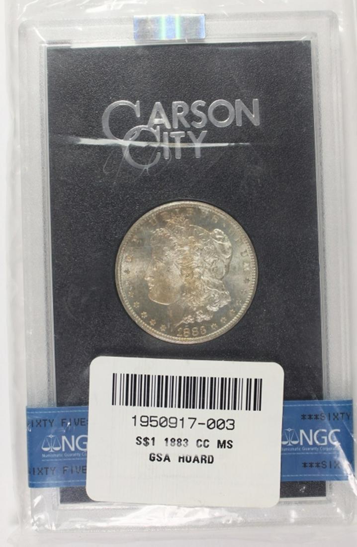 1883-CC GSA MORGAN SILVER DOLLAR (1 of 3)