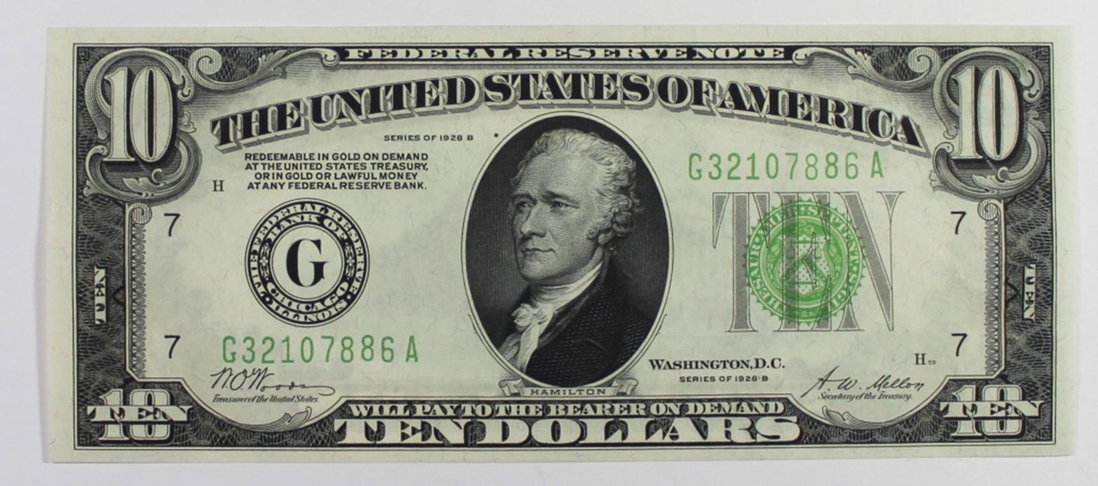 1928-B $10 FEDERAL RESERVE NOTE (1 of 2)