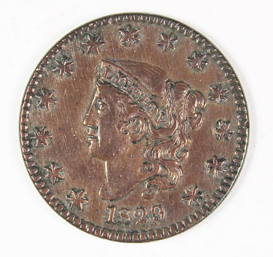 1829 LARGE CENT (1 of 2)