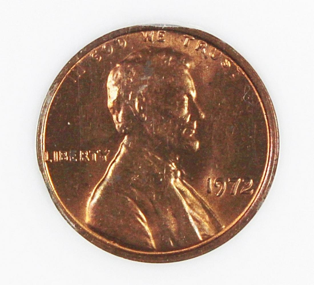1972 DOUBLE DIE OBVERSE LINCOLN CENT (1 of 4)