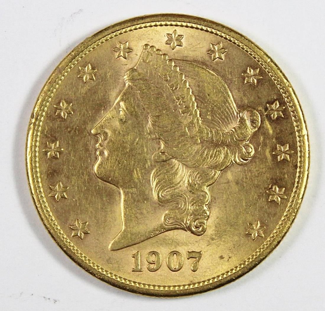 1907-S $20 LIBERTY GOLD (1 of 2)