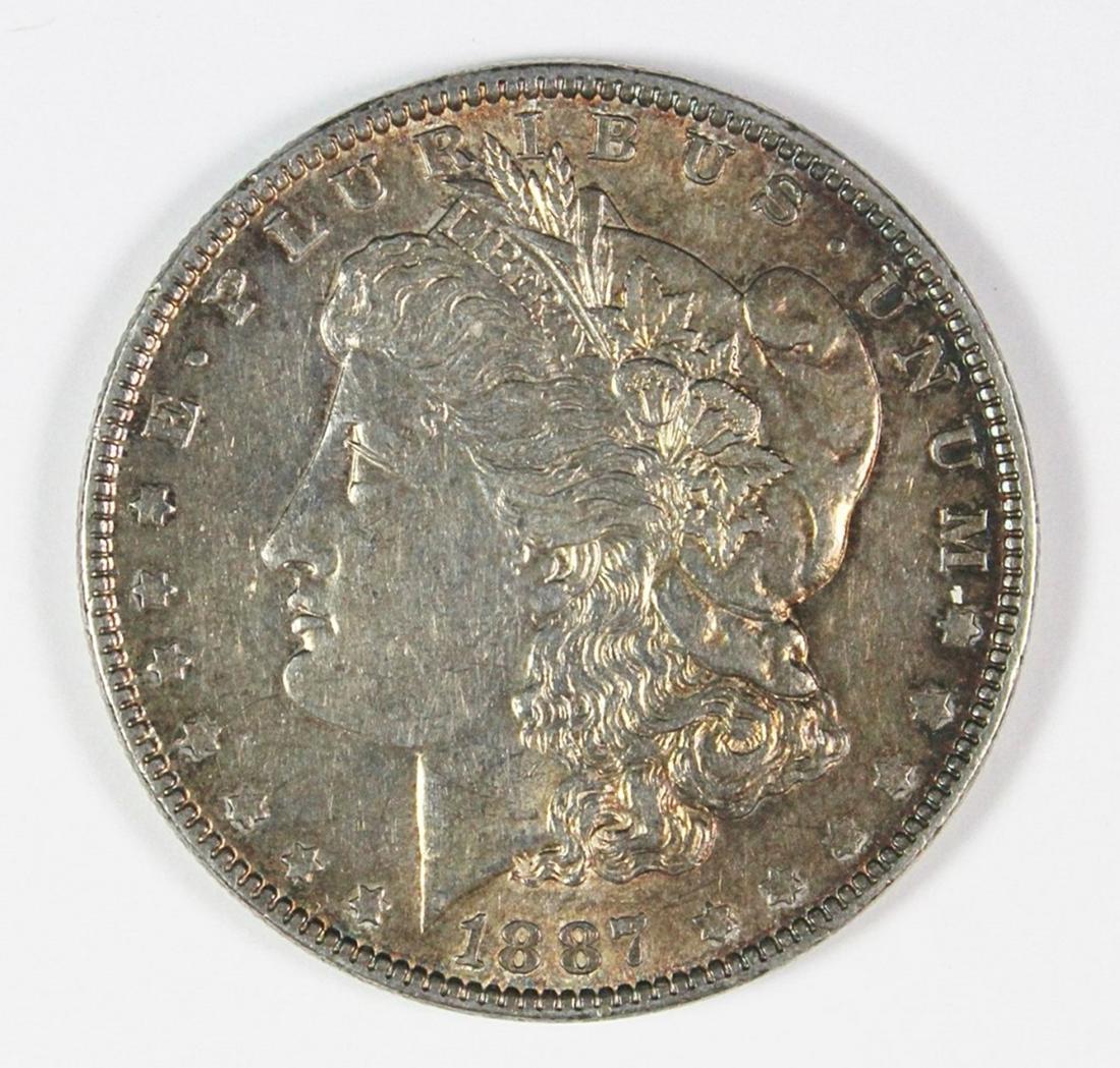1887-6 MORGAN SILVER DOLLAR (1 of 2)