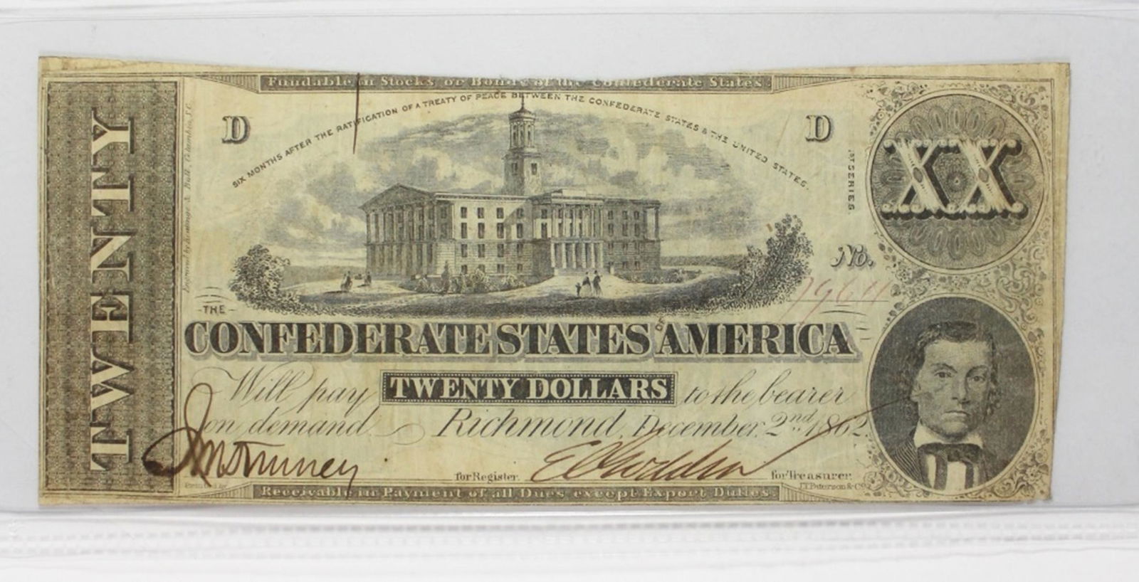 $20 CONFEDERATE 1862 T-51 (1 of 3)