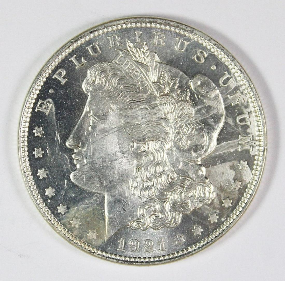 1921 MORGAN SILVER DOLLAR (1 of 2)
