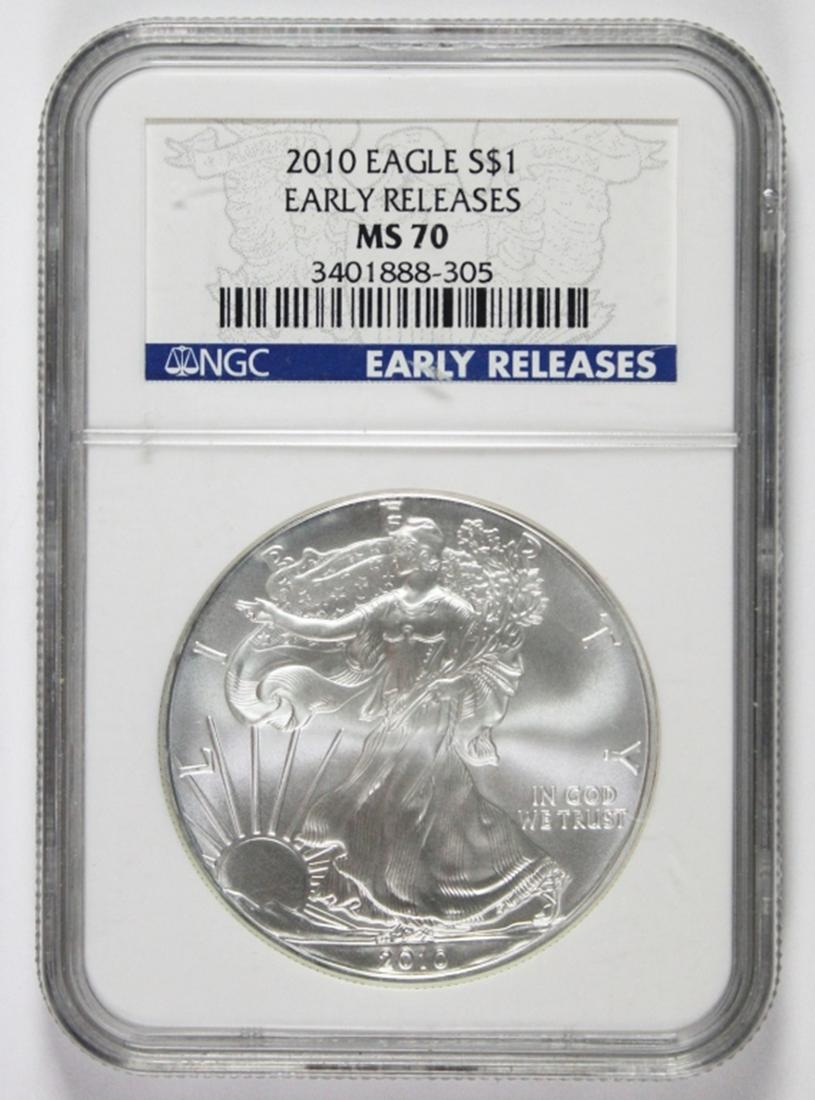 2010 AMERICAN SILVER EAGLE (1 of 2)
