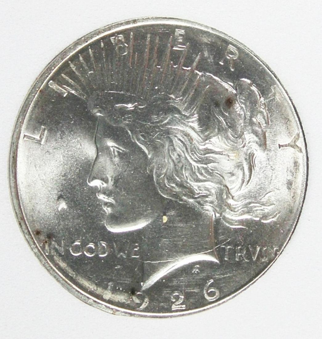 1926-D PEACE SILVER DOLLAR (1 of 4)