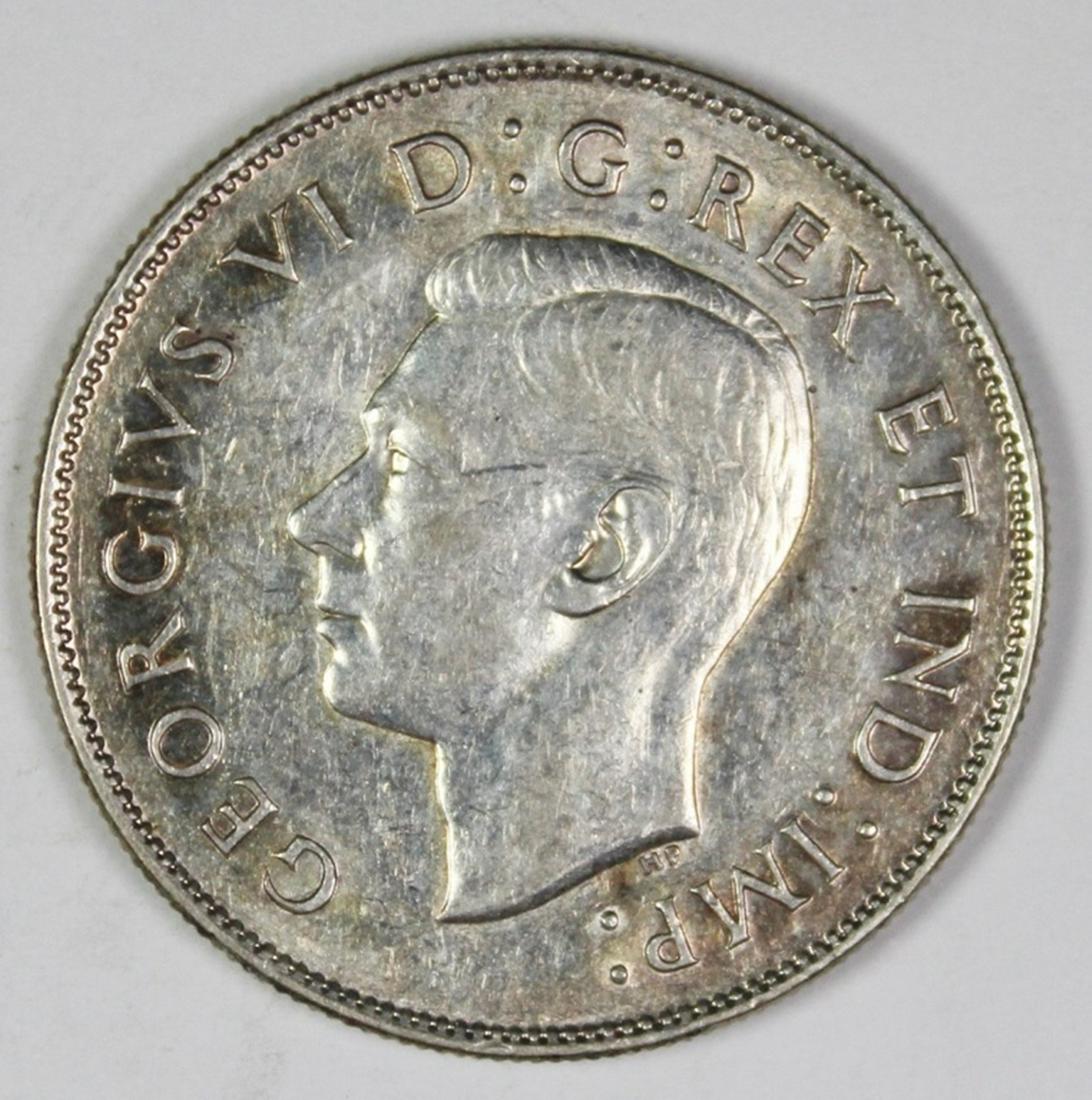 1947 CANADA MAPLE LEAF HALF DOLLAR (1 of 2)