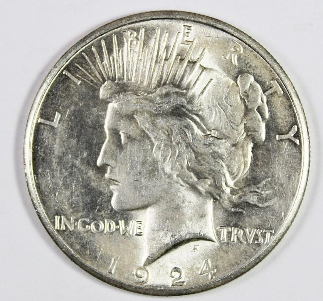 1924-S PEACE SILVER DOLLAR (1 of 2)