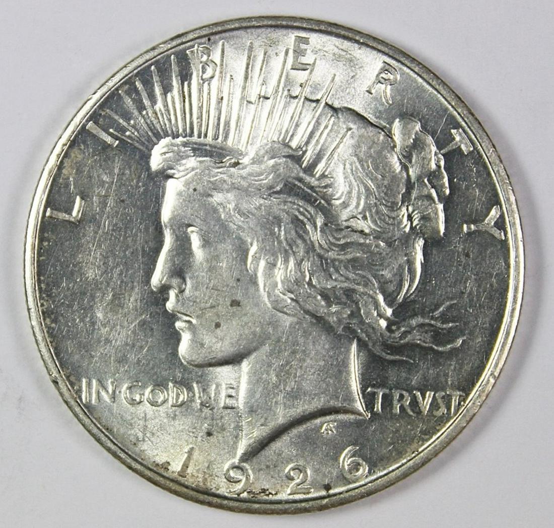 1926-D PEACE SILVER DOLLAR (1 of 2)