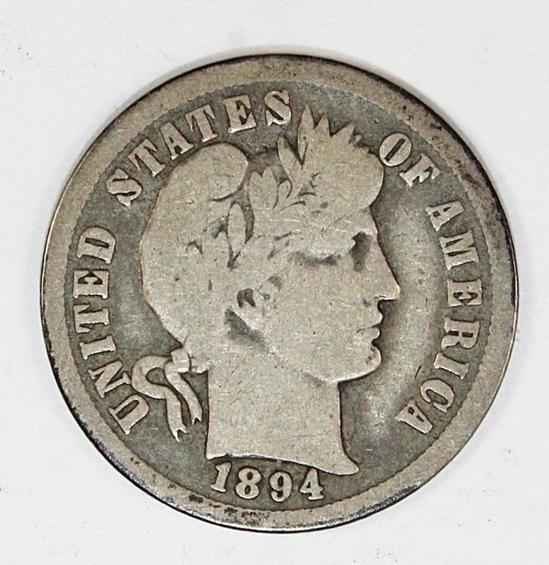 1894-O BARBER DIME (1 of 2)
