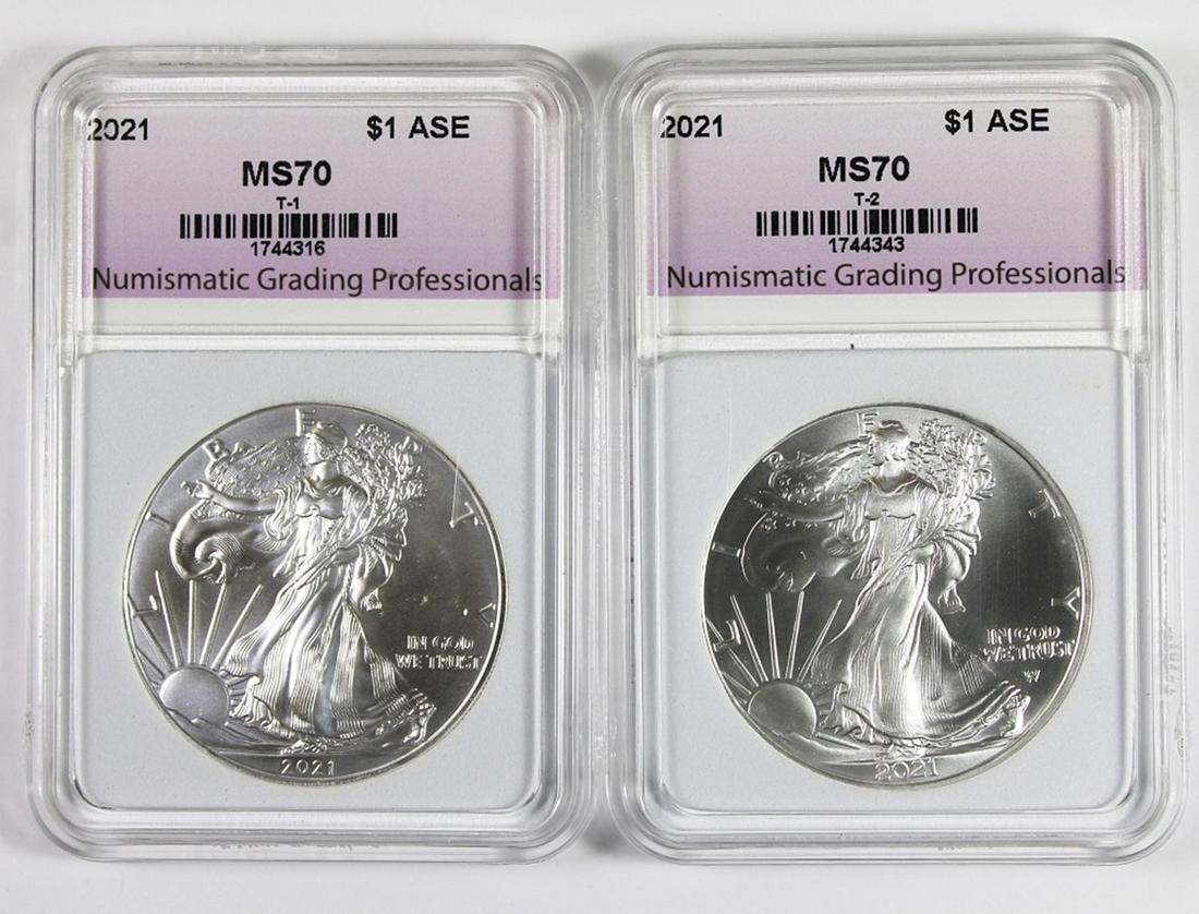 2021 AMERICAN SILVER EAGLE SET (1 of 2)