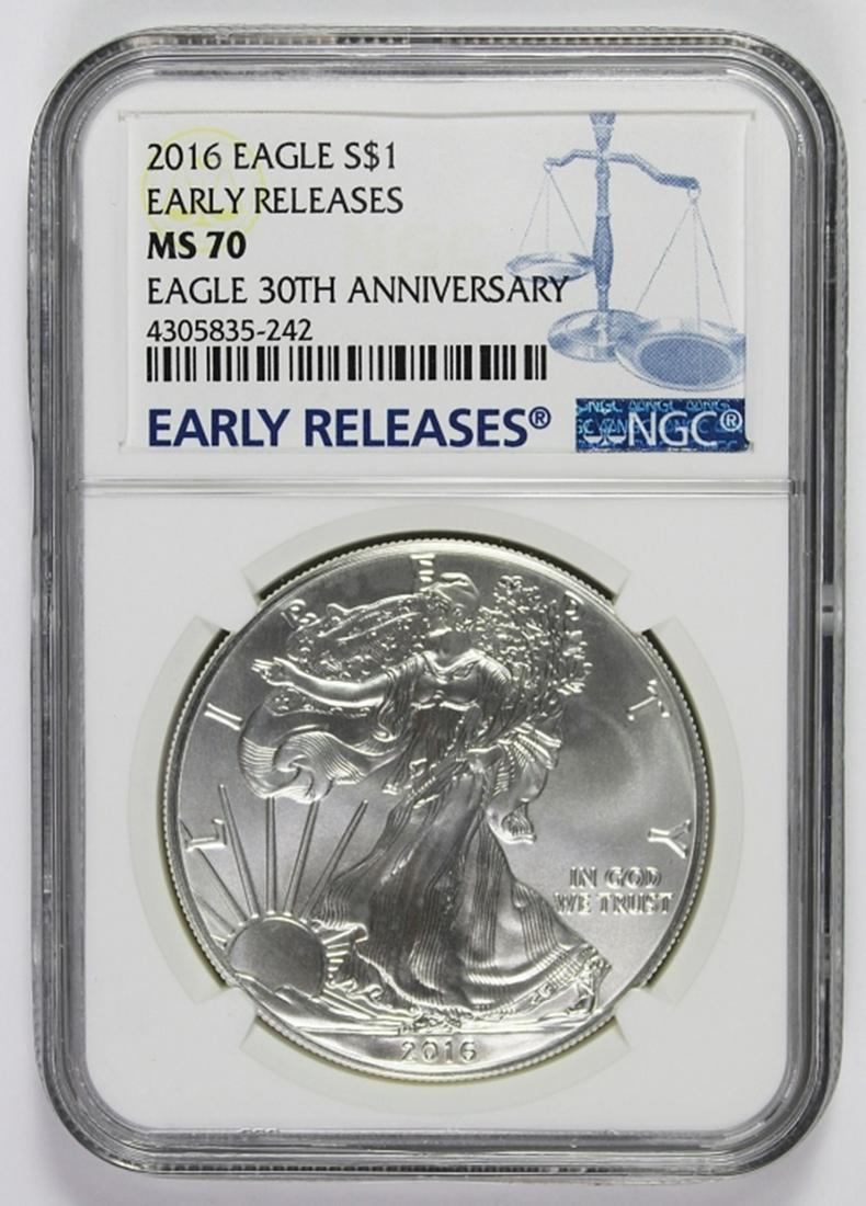 2016 AMERICAN SILVER EAGLE (1 of 2)