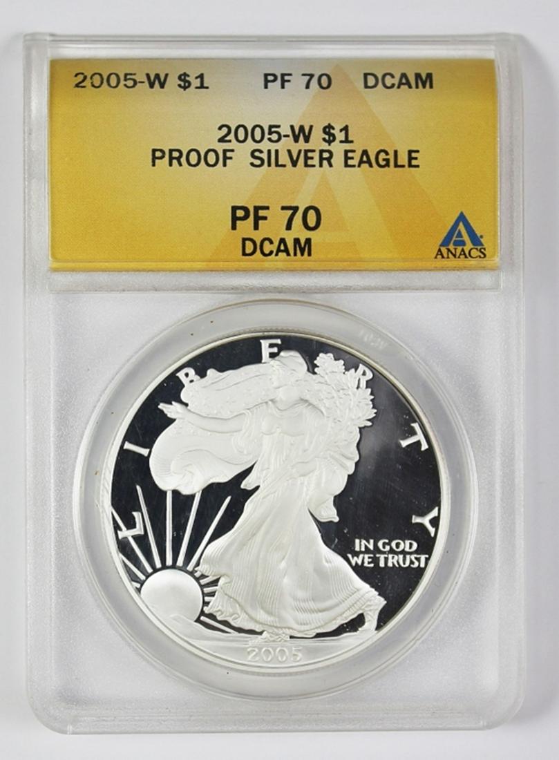 2005-W AMERICAN SILVER EAGLE (1 of 2)