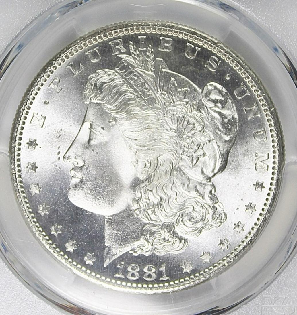 1881-S MORGAN SILVER DOLLAR (1 of 4)