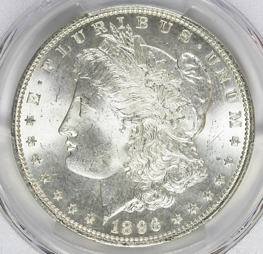 1896 MORGAN SILVER DOLLAR (1 of 4)