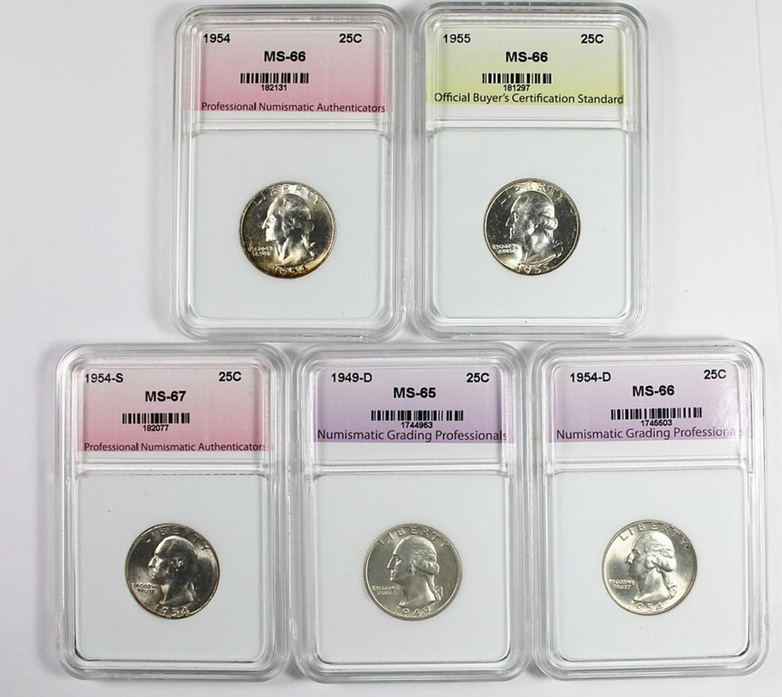 GROUP OF WASHINGTON QUARTERS (1 of 1)