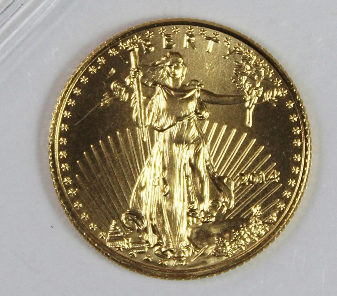 2014 1/20 OZ AMERICAN GOLD EAGLE (1 of 2)
