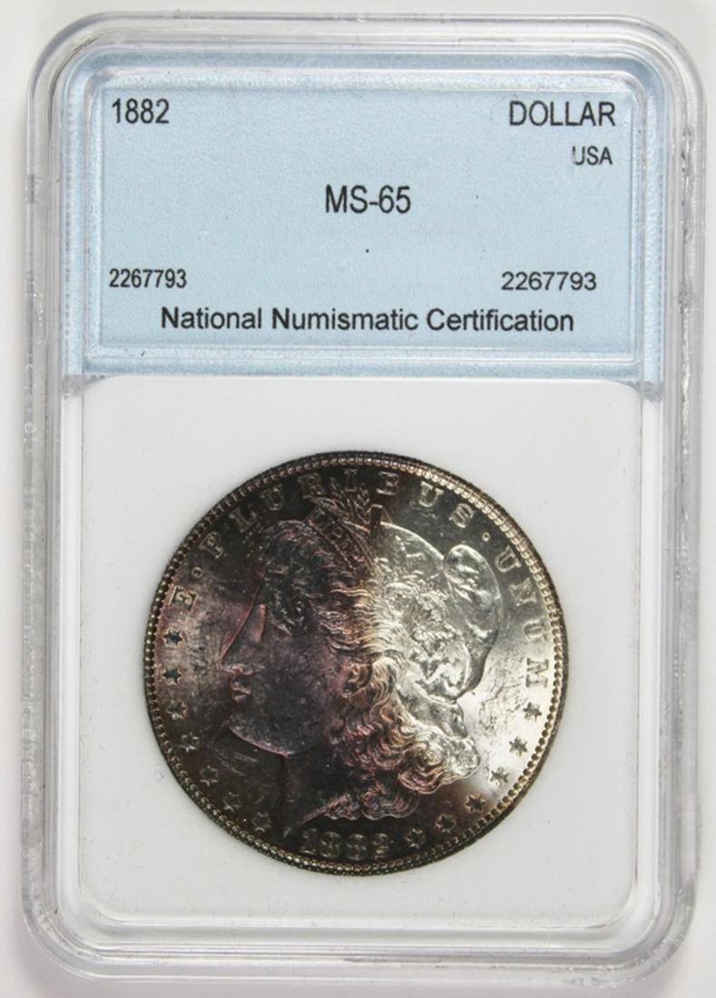 1882 MORGAN SILVER DOLLAR (1 of 2)