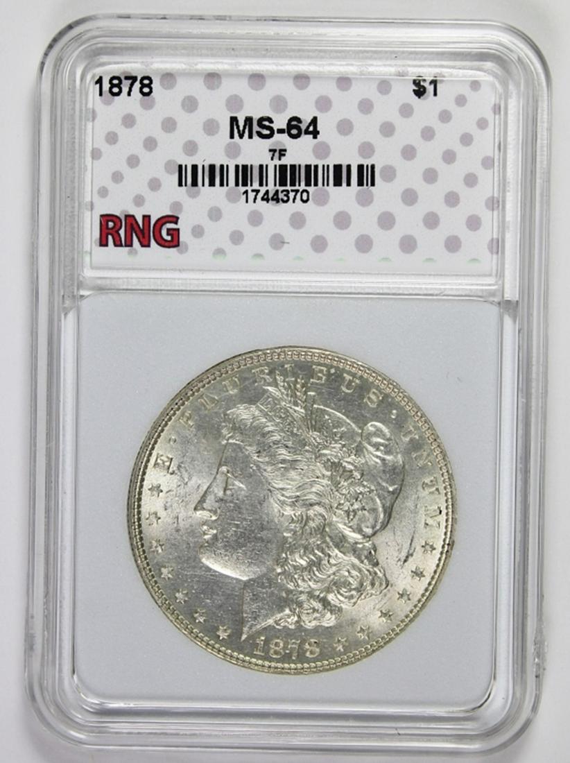 1878 7F MORGAN SILVER DOLLAR (1 of 2)