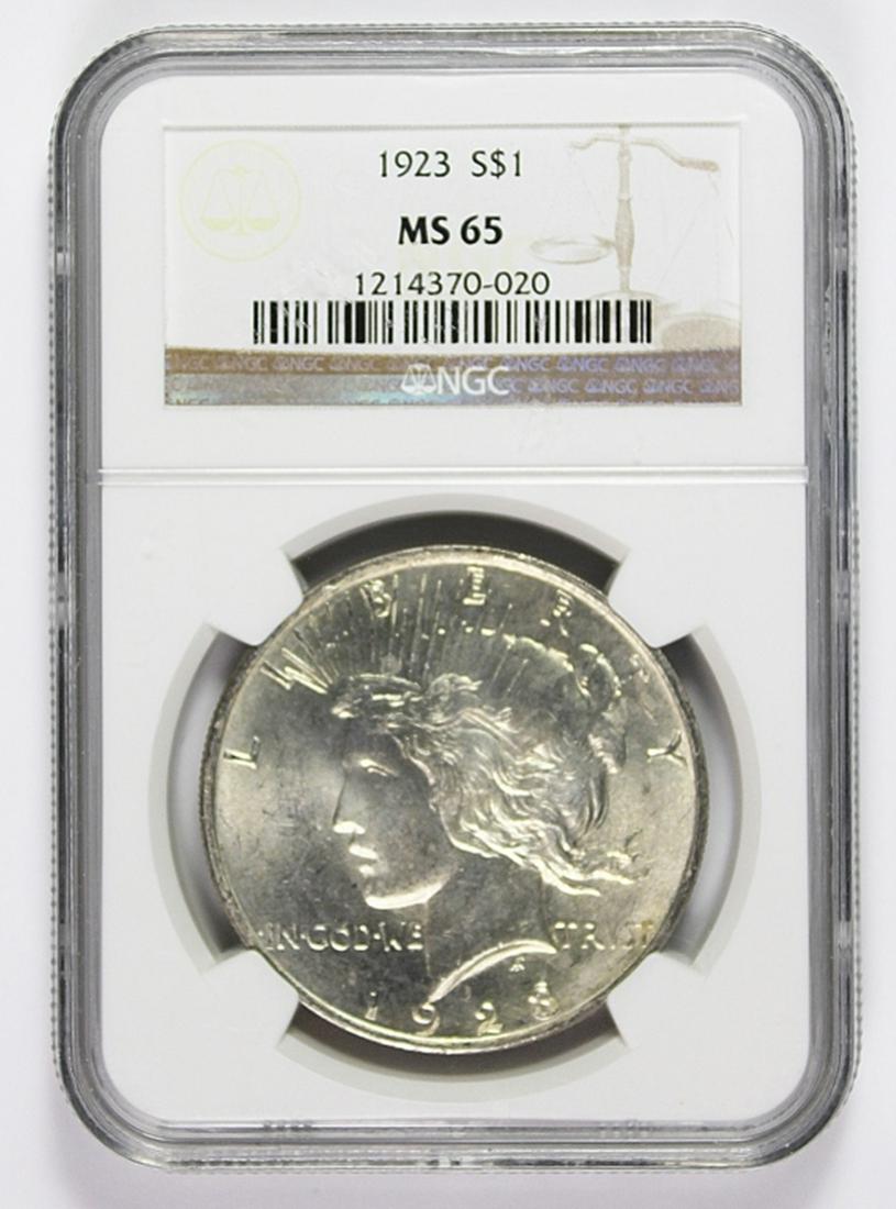 1923 PEACE SILVER DOLLAR (1 of 2)