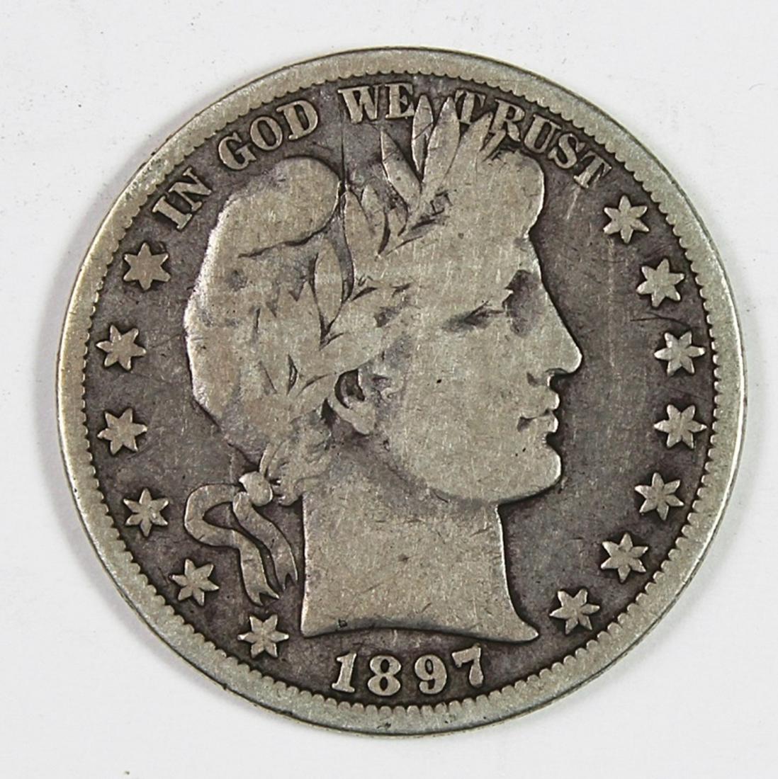 1897-O BARBER HALF DOLLAR (1 of 2)