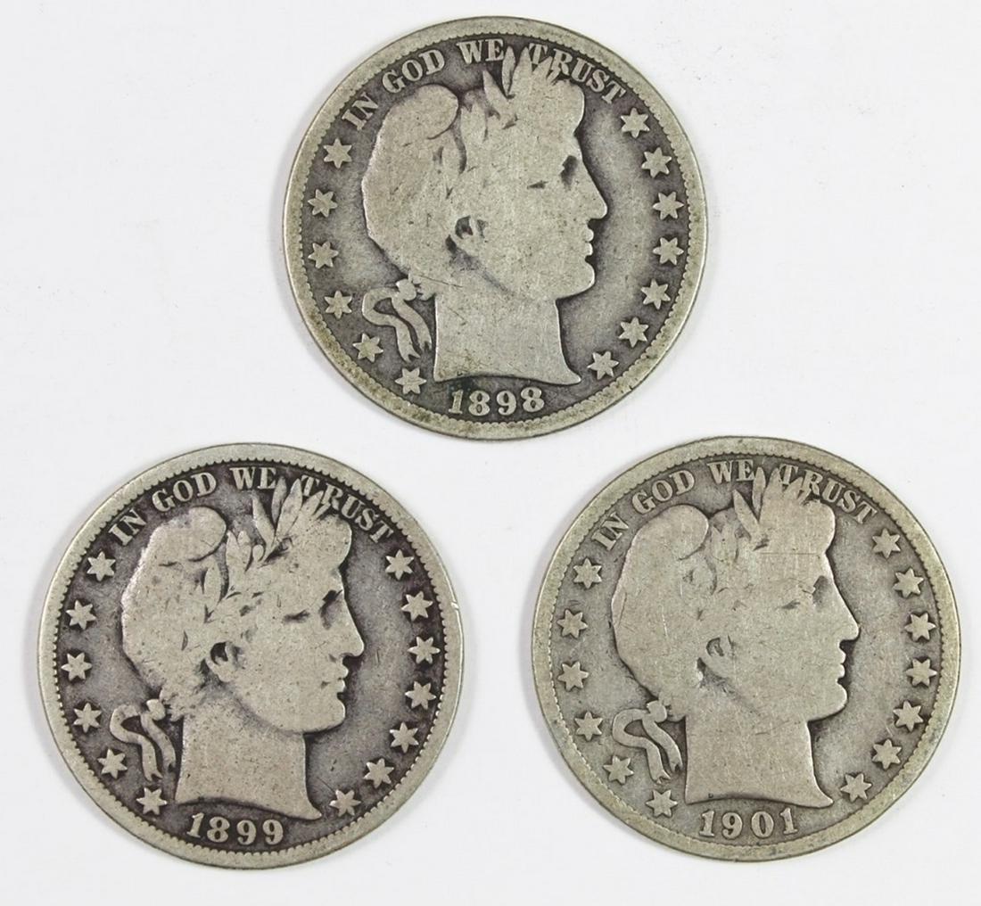 BARBER HALF DOLLARS (1 of 2)