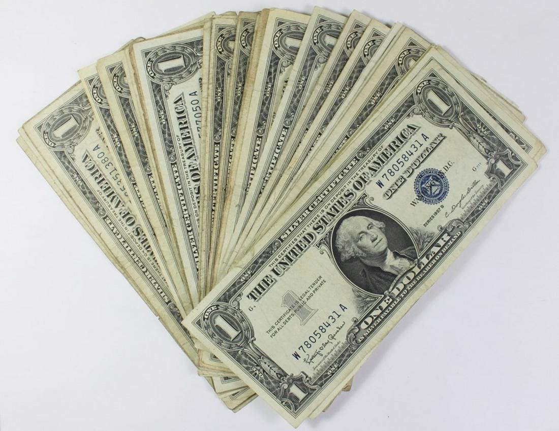 (43) $1.00 SILVER CERTIFICATES (1 of 1)