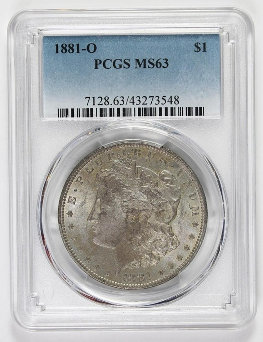1881-O MORGAN SILVER DOLLAR (1 of 2)