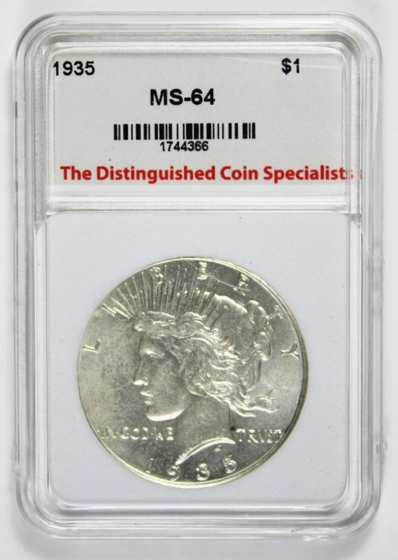 1935 PEACE SILVER DOLLAR (1 of 2)