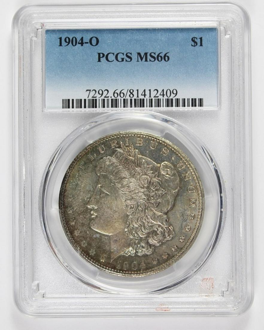 1904-O MORGAN SILVER DOLLAR (1 of 2)