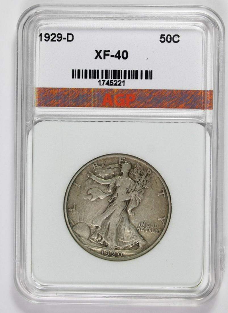 1929-D WALKING LIBERTY HALF DOLLAR (1 of 2)