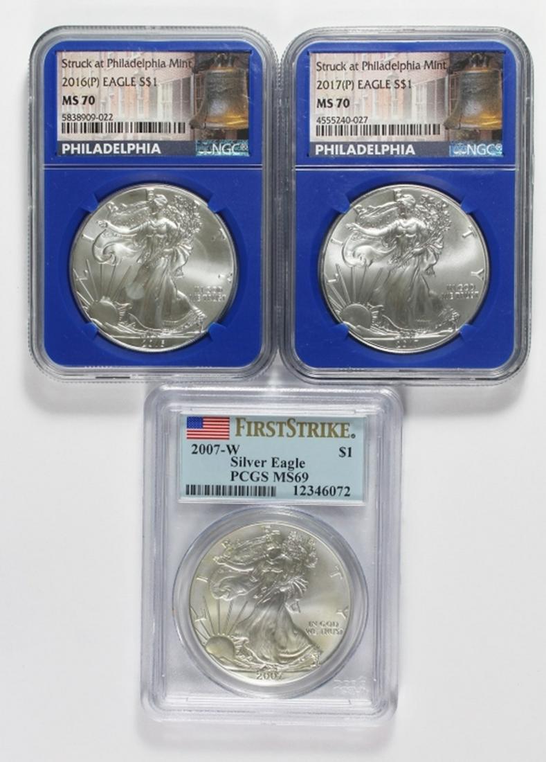 AMERICAN SILVER EAGLES (1 of 2)