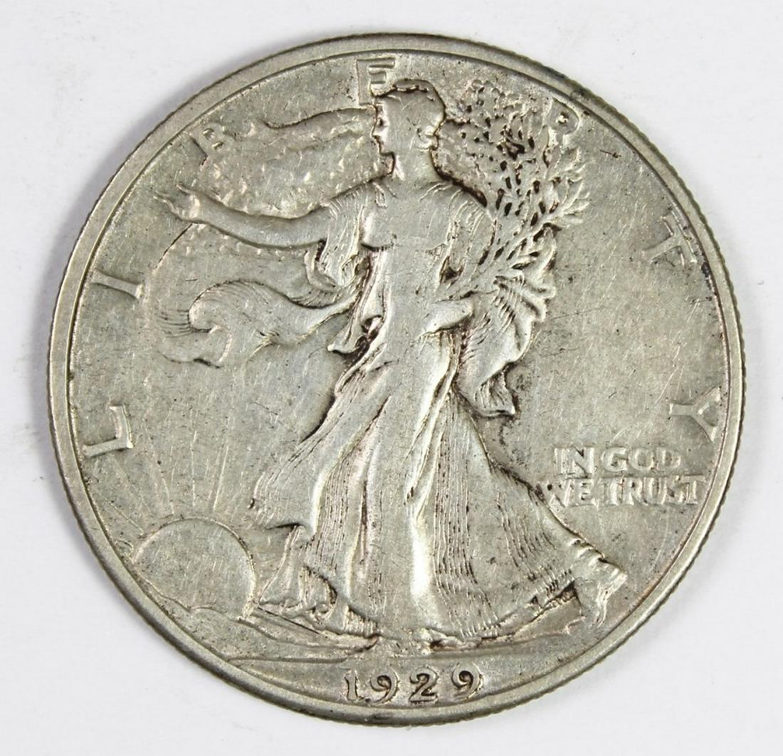 1929-D WALKING LIBERTY HALF DOLLAR (1 of 2)