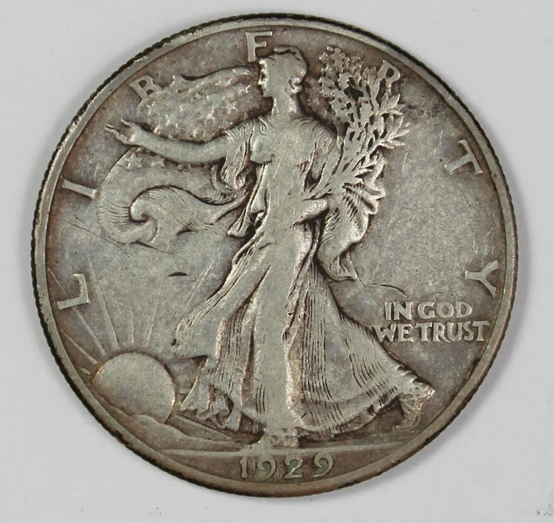 1929-D WALKING LIBERTY HALF DOLLAR (1 of 2)