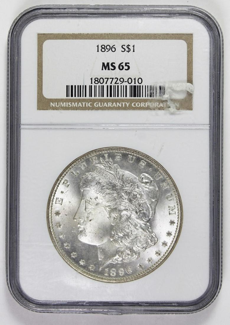 1896 MORGAN SILVER DOLLAR (1 of 2)